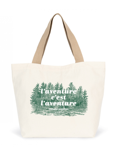 Large shopping bag "l'aventure c'est...