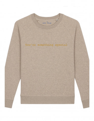 Heather beige sweatshirt - You're something special