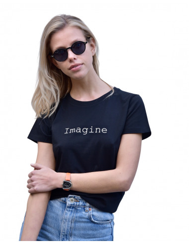 Black T-shirt - Imagine
