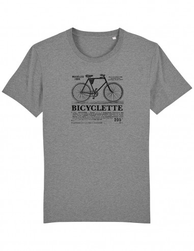 T-shirt gris chiné - Bicyclette