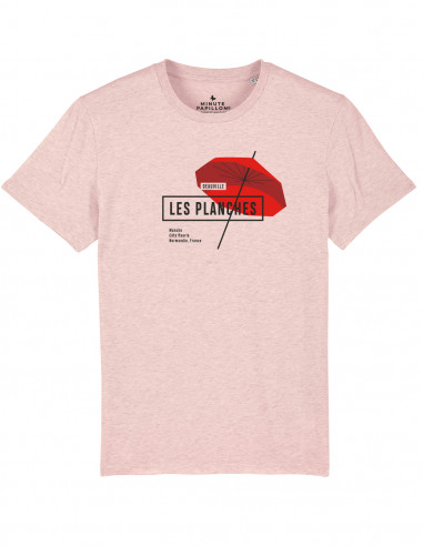 Heather pink t-shirt - Les Planches