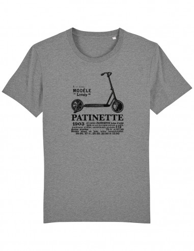 T-shirt gris chiné - Patinette