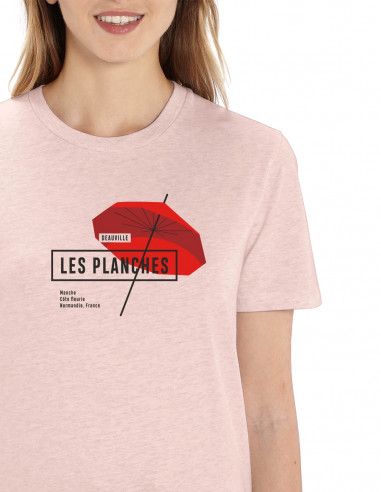 Heather pink t-shirt - Les Planches
