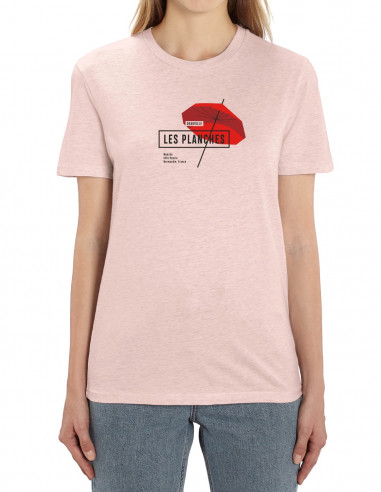 Heather pink t-shirt - Les Planches