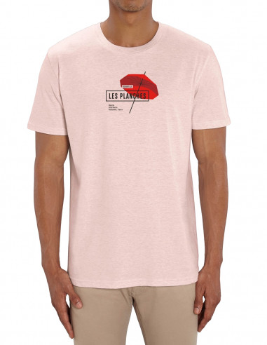 Heather pink t-shirt - Les Planches