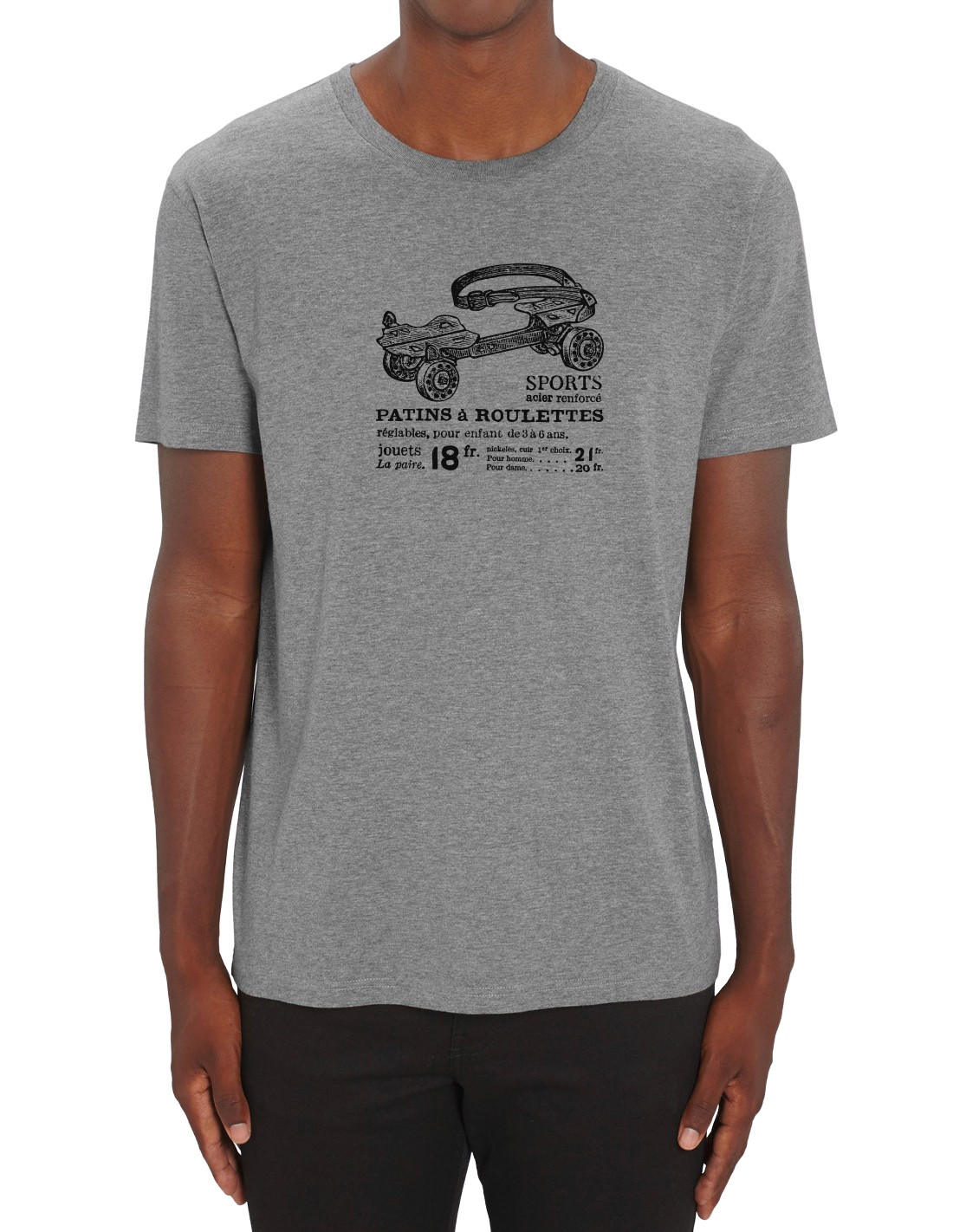 Heather gray T-shirt - Roller Skate