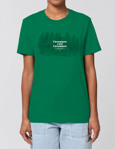 Adventure is adventure green t-shirt - Forest