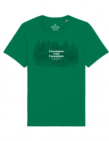 Adventure is adventure green t-shirt - Forest