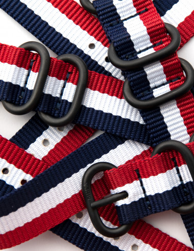 The Blue-White-Red Nato Strap