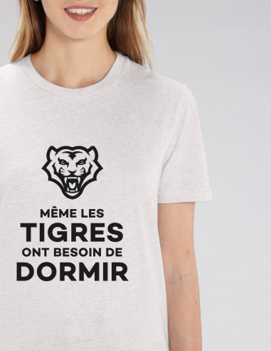 Heather cream white T-shirt - Tigers