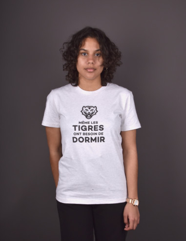 Heather cream white T-shirt - Tigers