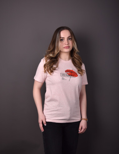 Heather pink t-shirt - Les Planches