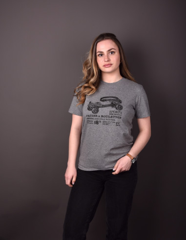 Heather gray T-shirt - Roller Skate