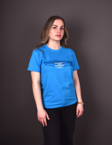 Azure T-shirt Adventure is Adventure - Canoe